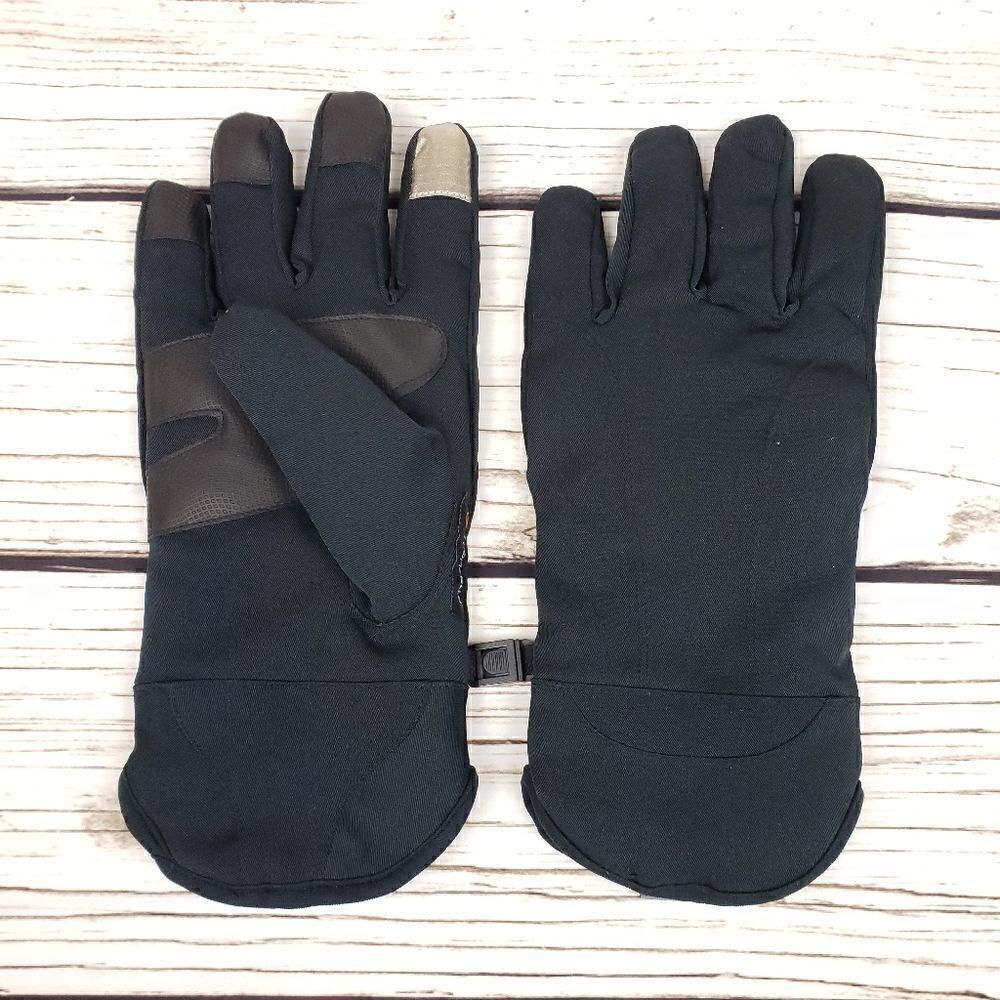 Manzella touch tip black gloves Lg